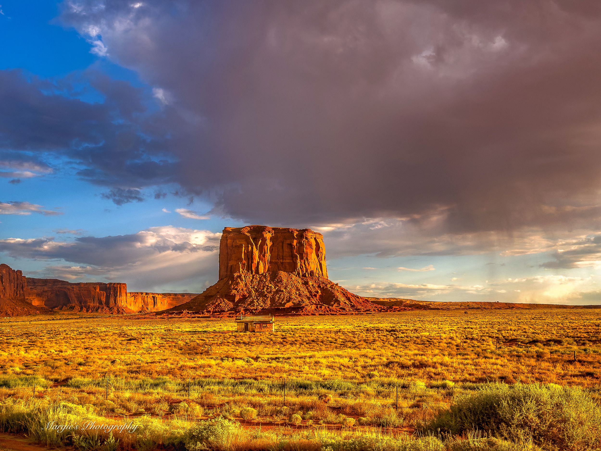 Mitchell Butte at Golden Hour, Monument Valley by Margie Troyer — YouPic