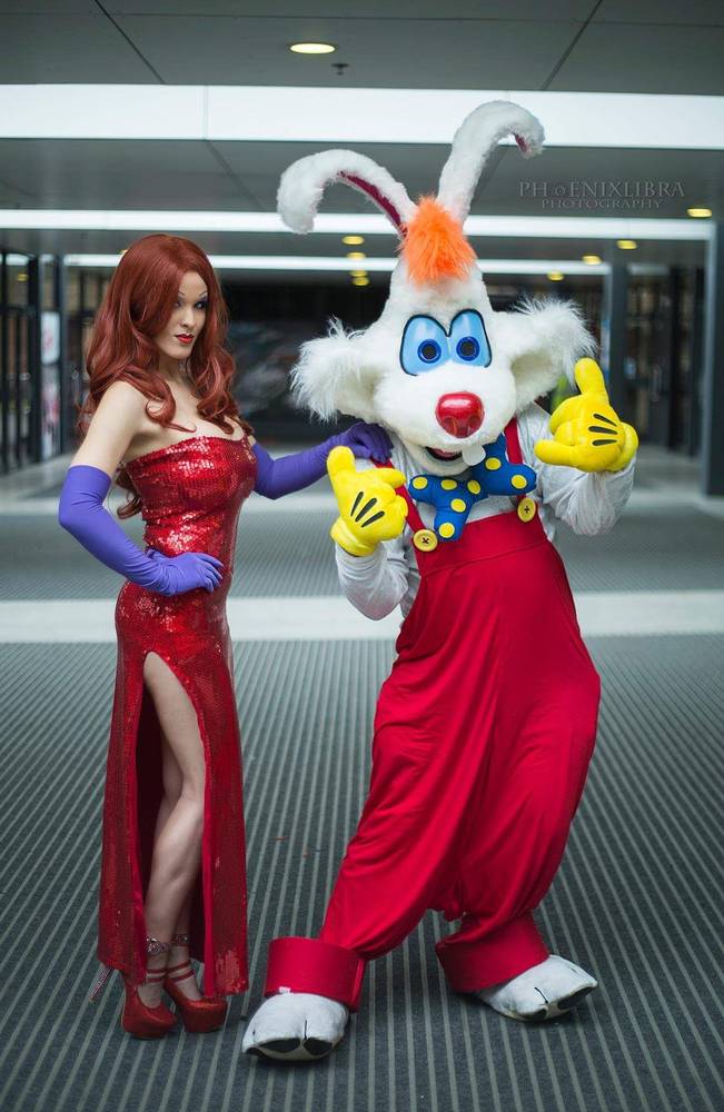 Roger Rabbit and Jessica Rabbit Cosplay by Wayne Mark Truman on YouPic